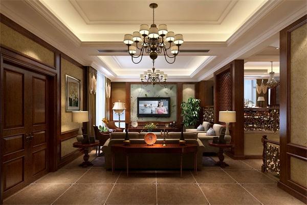客厅实木家具装修效果图 客厅实木家具装修效果图